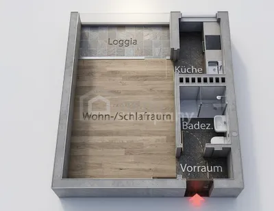 1-Zimmer-Wohnung kaufen in Salzburg Stadt – 27 m², € 199.000 – Bild 4 von 5