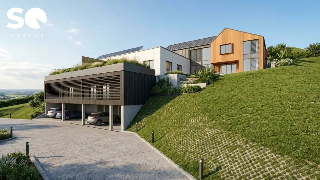 #SQ - EUR 225 pro m² - GRUNDSTÜCK MIT 2000m² BAULAND - BLICK IN HOCHEICHBERG BEI ALTLENGBACH