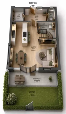 4-Zimmer-Wohnung kaufen in Salzburg-Umgebung – 92 m², € 569.000 – Bild 2 von 5