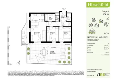 3-Zimmer-Wohnung kaufen in Wien – 74 m², € 486.000 – Bild 13 von 14