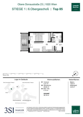 1-Zimmer-Wohnung kaufen in Wien – 36,18 m², € 400.000 – Bild 23 von 23