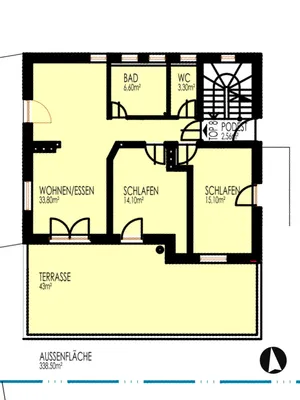 3-Zimmer-Wohnung kaufen in Innsbruck-Land – 72,9 m², € 355.000 – Bild 7 von 7