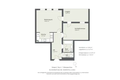 2-Zimmer-Wohnung kaufen in Wien – 72,05 m², € 419.000 – Bild 12 von 12