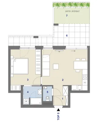 2-Zimmer-Wohnung kaufen in Wien – 46,31 m², € 446.000 – Bild 15 von 15