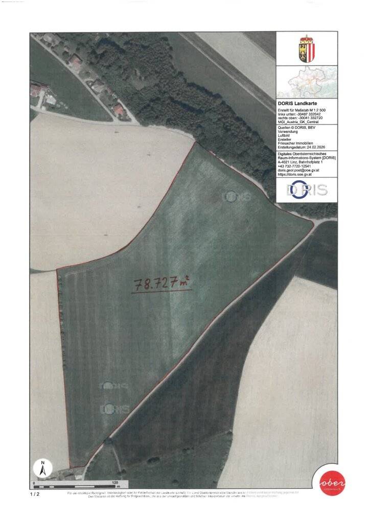 Gilgenberg am Weilhart - Außergewöhnlich attraktive landwirtschaftliche Nutzfläche - Veduta 2