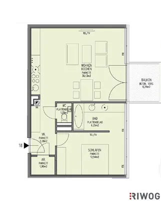 2-Zimmer-Wohnung mieten in Wien – 57,24 m², € 910 – Bild 25 von 25