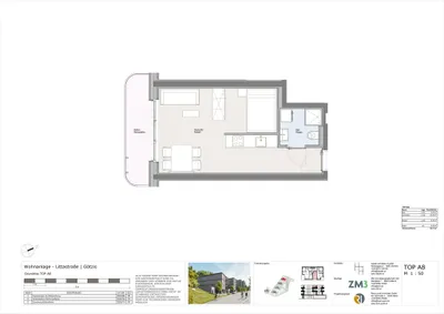 1-Zimmer-Wohnung kaufen in Feldkirch – 28,55 m², € 225.000 – Bild 7 von 7
