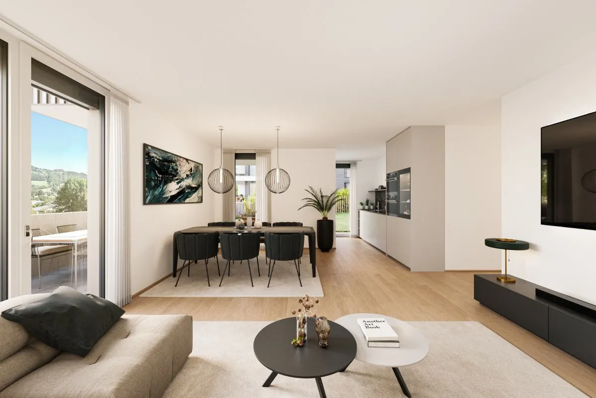 TRAISEN I/2, freifinanzierte Mietwohnung mit Kaufoption, Wohnung Top 3/9, 1100/00035872/00001309 – pohled 3