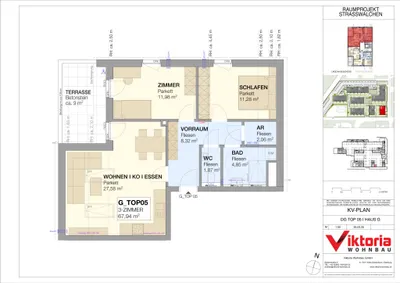 3-Zimmer-Wohnung kaufen in Salzburg-Umgebung – 67,94 m², € 418.000 – Bild 7 von 11