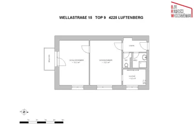 2-Zimmer-Wohnung mieten in Perg – 54,09 m², € 512 – Bild 2 von 13