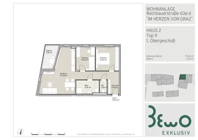 3-Zimmer-Wohnung kaufen in Graz – 70,24 m², € 458.000 – Bild 15 von 15
