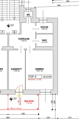2-Zimmer-Wohnung kaufen in Wien – 46,42 m², € 149.000 – Bild 17 von 17