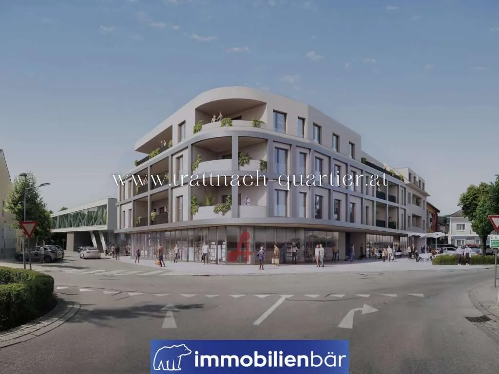 Trattnach.Quartier - Großzügige 2 Zimmer Wohnung mit XL Terrasse und Aussicht - Top 20 - Ansicht 3