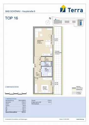 2-Zimmer-Wohnung mieten in Wiener Neustadt Land – 62,15 m², € 531 – Bild 5 von 5