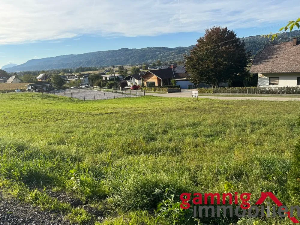 Natur genießen - Zuhause schaffen! Schönes Grundstück mit Weitblick in der Gemeinde Ferlach - Ansicht 2