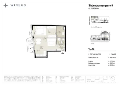 Immobilie kaufen in Wien – 48,75 m², € 354.700 – Bild 8 von 8