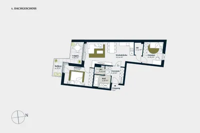 3-Zimmer-Wohnung kaufen in Wien – 69,39 m², € 801.500 – Bild 2 von 16