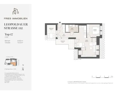 2-Zimmer-Wohnung mieten in Wien – 61,12 m², € 1.300 – Bild 11 von 11