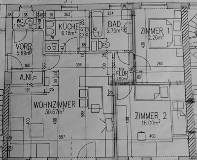 2-Zimmer-Wohnung mieten in Graz – 64 m², € 650