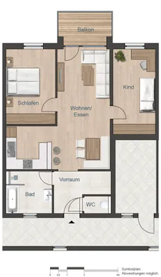 3-Zimmer-Wohnung mieten in Salzburg-Umgebung – 70,75 m², € 1.550 – Bild 14 von 15