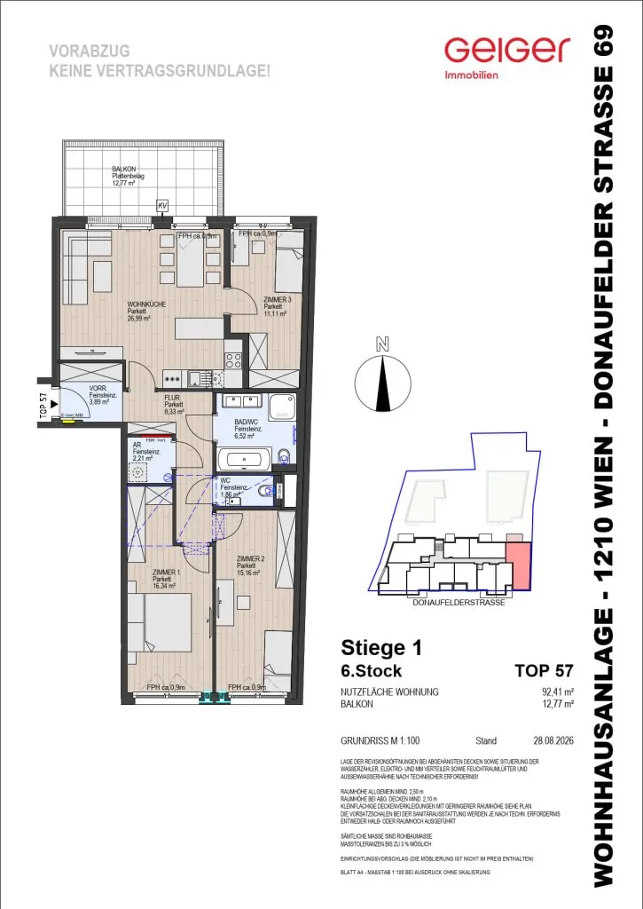 Apartment in Wien, Mühlschüttel, Donaufeld - View 2