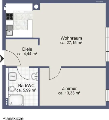 2-Zimmer-Wohnung kaufen in Korneuburg – 50 m², € 240.000 – Bild 16 von 16