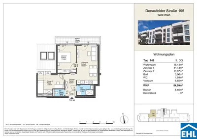 Immobilie kaufen in Wien – 54,09 m², € 363.090 – Bild 6 von 6