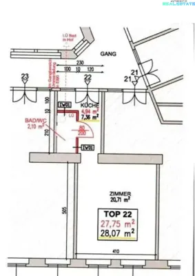 1-Zimmer-Wohnung kaufen in Wien – 28 m², € 119.999 – Bild 6 von 7
