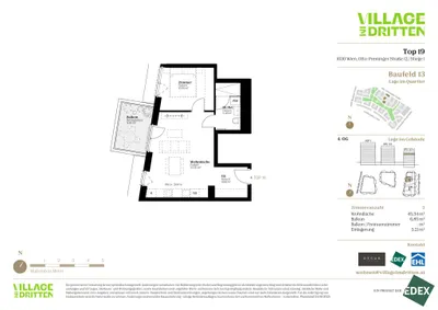 2-Zimmer-Wohnung kaufen in Wien – 45,34 m², € 332.000 – Bild 35 von 35
