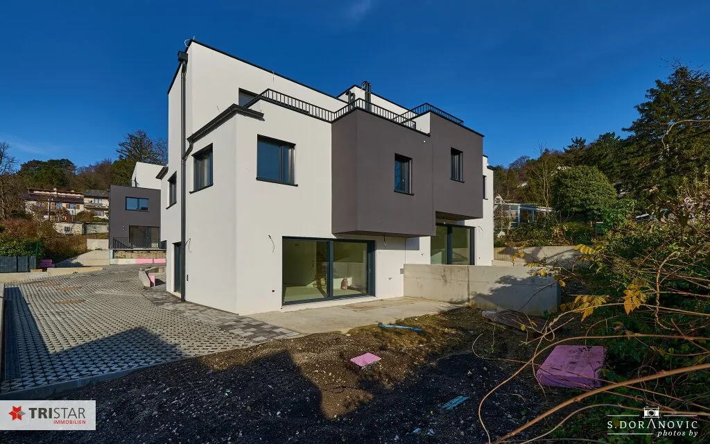 NEU! SCHLÜSSELFERTIG ++ EIGENGRUND: KEIN PACHT- ODER BAURECHT ++ ZIEGELMASSIV ++ KELLER ++ PKW-STELLPLÄTZE ++ KLOSTERNEUBURG ++ - Ansicht 3