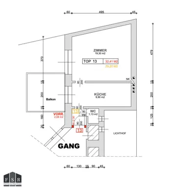 1-Zimmer-Wohnung kaufen in Wien – 32,49 m², € 123.000 – Bild 11 von 11