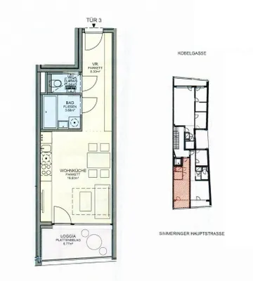 1-Zimmer-Wohnung mieten in Wien – 38,87 m², € 825 – Bild 10 von 11