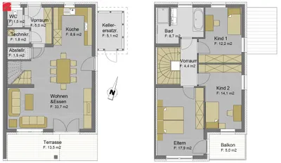 4-Zimmer-Haus kaufen in Graz – 109,4 m², € 402.912 – Bild 9 von 11