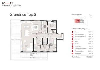 4-Zimmer-Wohnung kaufen in Salzburg Stadt – 113,5 m², € 1.420.000 – Bild 19 von 19