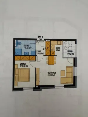 2-Zimmer-Wohnung mieten in Schwaz – 46 m², € 1.250 – Bild 9 von 9