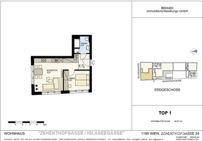 2-Zimmer-Wohnung kaufen in Wien – 40,57 m², € 385.000 – Bild 7 von 7