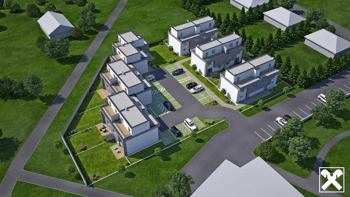Reihenhäuser in Seyring – pohled 2