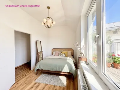 LUXURIÖSE DG-WOHNUNG MIT GROSSER TERRASSE UND KLIMAANLAGE NÄHE POSTSPORTPLATZ – Bild 3