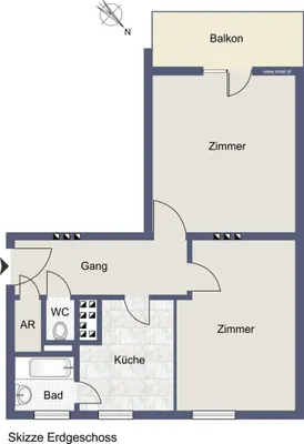 2-Zimmer-Wohnung kaufen in Zell am See – 53,68 m², € 209.000 – Bild 4 von 4
