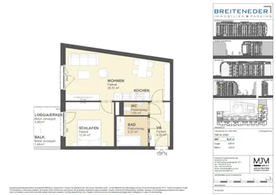 2-Zimmer-Wohnung kaufen in Wien – 50,97 m², € 335.300 – Bild 10 von 10