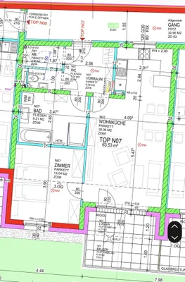 2-Zimmer-Wohnung kaufen in Wiener Neustadt – 63,52 m², € 323.400 – Bild 2 von 2