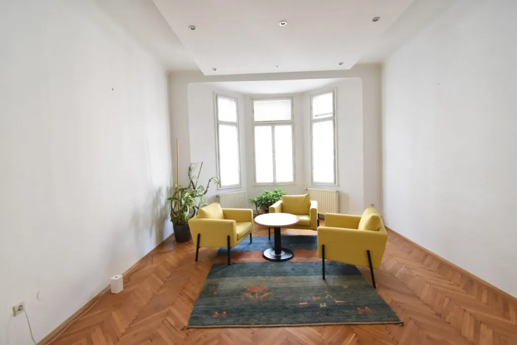 Altbaubüro - 4 Bezirk - repräsentativ - 9 Räume - Parkettböden - U1 - Ansicht 3
