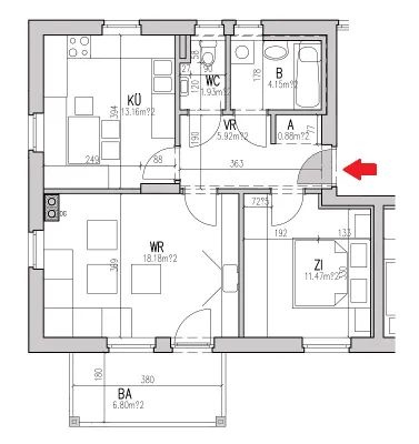 2-Zimmer-Wohnung mieten in Hartberg-Fürstenfeld – 55,6 m², € 641 – Bild 10 von 10