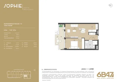 2-Zimmer-Wohnung kaufen in Wien – 48,24 m², € 505.600 – Bild 13 von 13