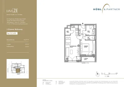 2-Zimmer-Wohnung kaufen in Wien – 52,23 m², € 329.000 – Bild 8 von 8