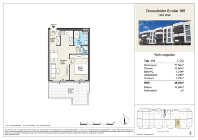 2-Zimmer-Wohnung kaufen in Wien – 41,74 m², € 299.000 – Bild 9 von 11