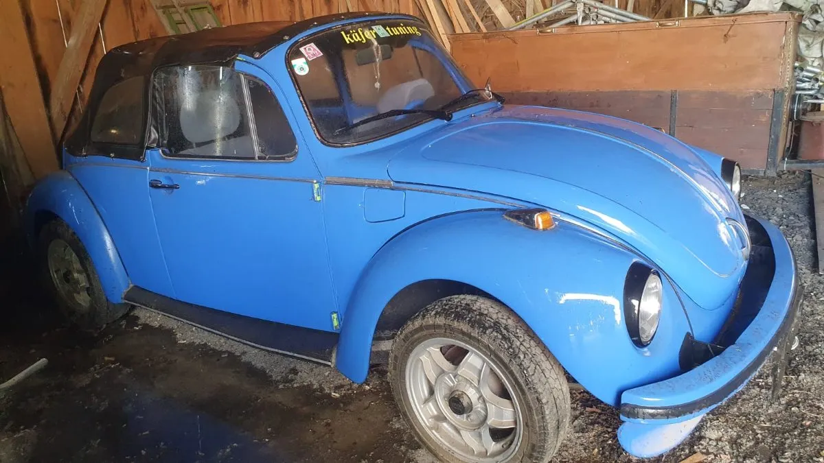VW Käfer 1303 (Cabrio Umbau) Cabrio / Roadster, 1973, 70.000 km, € 4. ...