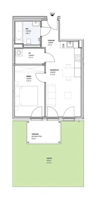 2-Zimmer-Wohnung mieten in Sankt Pölten Land – 46 m², € 669 – Bild 7 von 7