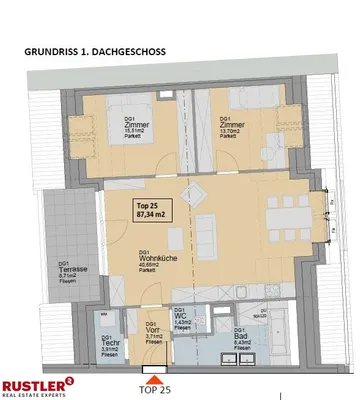 3 Zimmer mit Terrasse in 1160 Wien