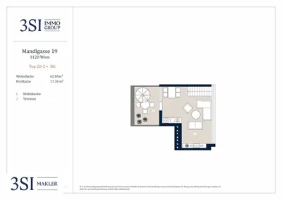 2-Zimmer-Wohnung kaufen in Wien – 62,05 m², € 425.000 – Bild 7 von 7